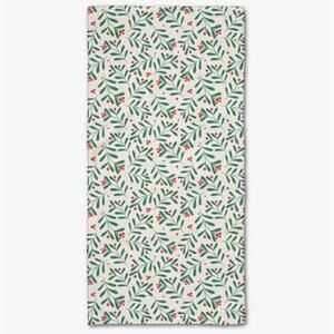 NEW Geometry Merry Berry Bar Towel 12" x 24" Recycled Materials Microfiber
